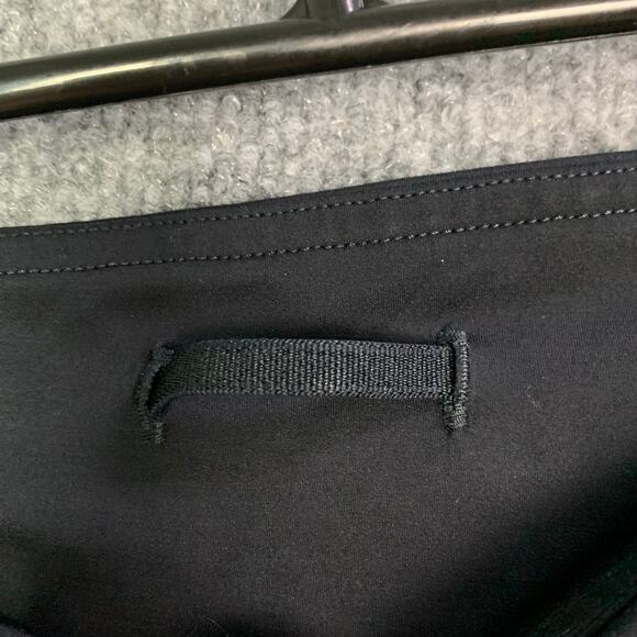 Lululemon ‎ 6 Cropped Leggings Stretch Running Pockets Black - Picture 10 of 11